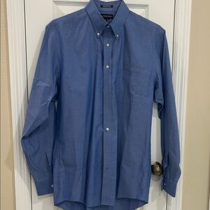 Lands' End Classic Blue Dress Shirt